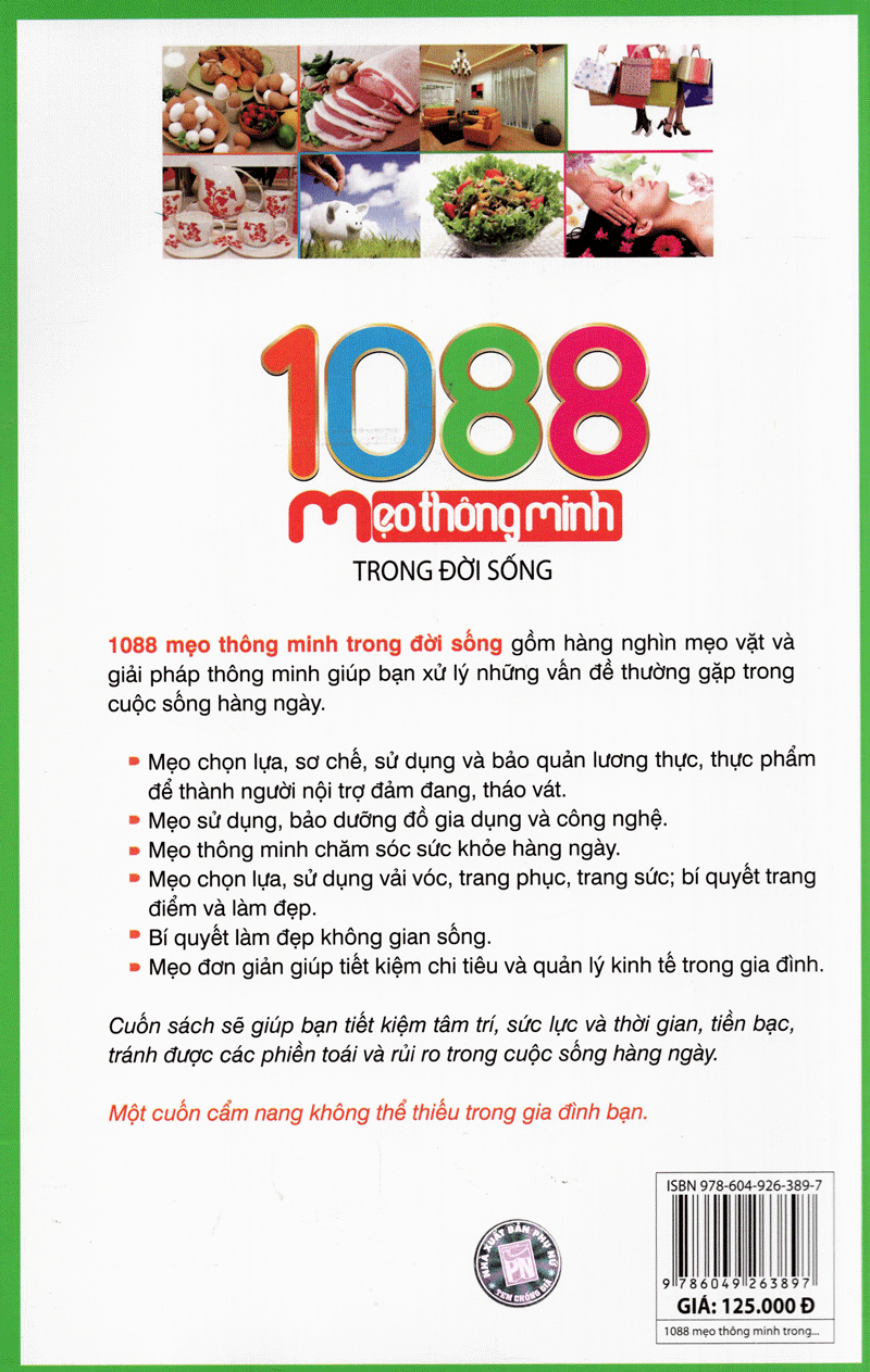 1088 Mẹo Thông Minh Trong Đời Sống - Bìa sau
