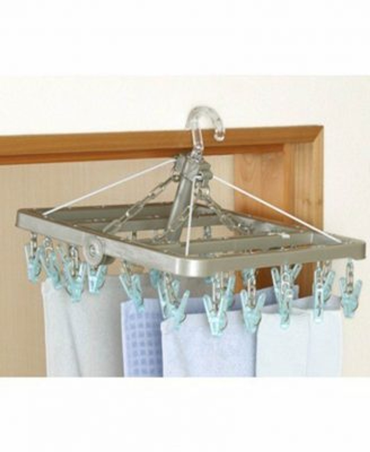 Bộ 24 kẹp treo quần áo trên giàn phơi thông minh - Hàng nội địa Nhật 6