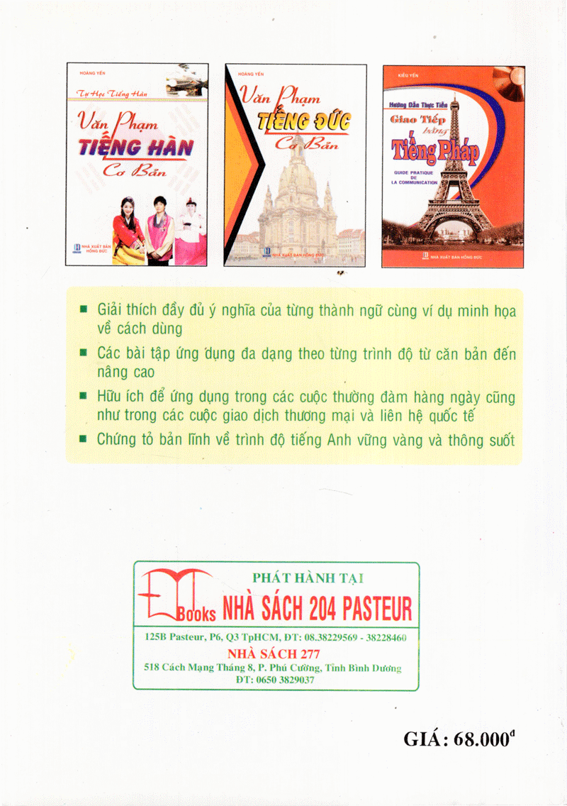 Các Thành Ngữ Tiếng Anh Thiết Yếu (Bìa sau)