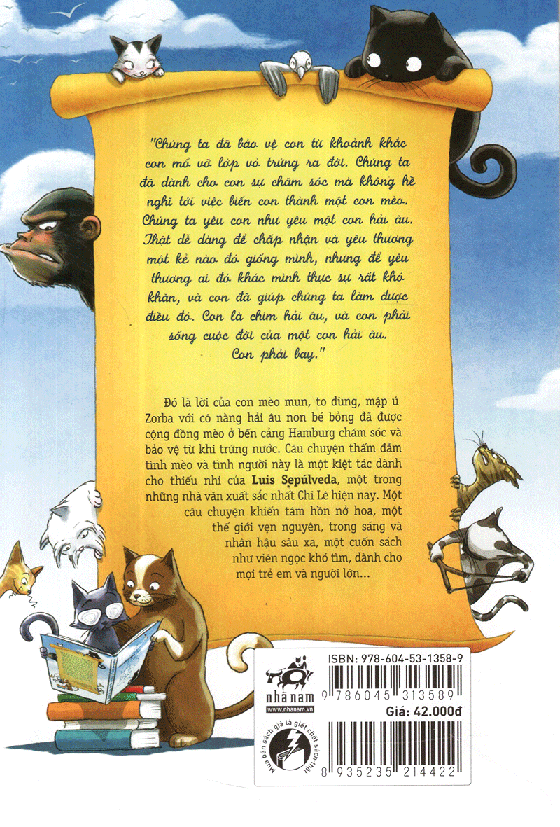 Chuyện Con Mèo Dạy Hải Âu Bay (Tái Bản 2017) - Bìa sau