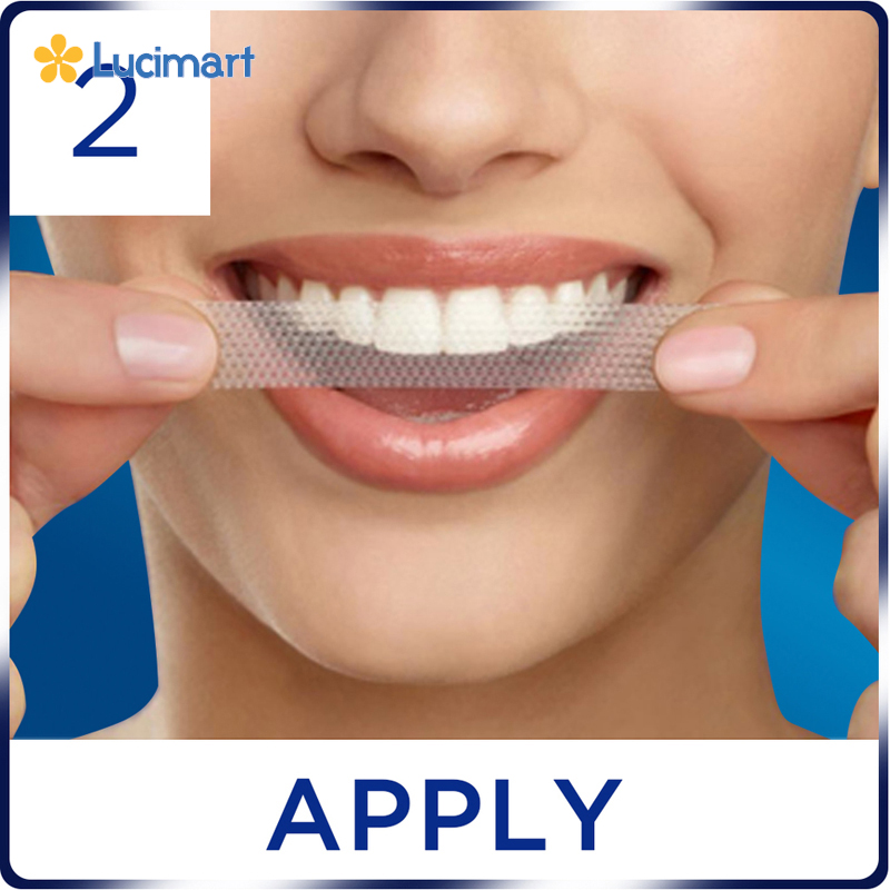 Combo 6 miếng dán trắng răng từ USA, Crest 3D White Glamorous White - 9