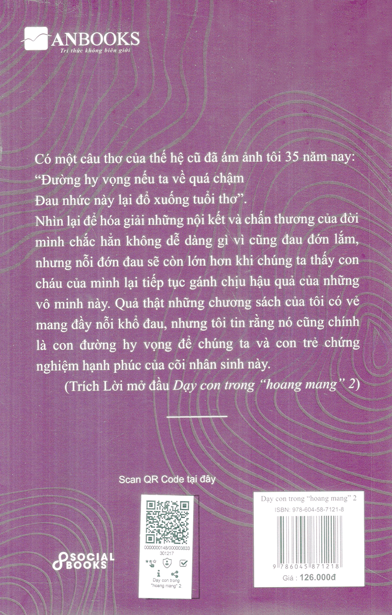 Dạy Con Trong Hoang Mang II - Bìa sau