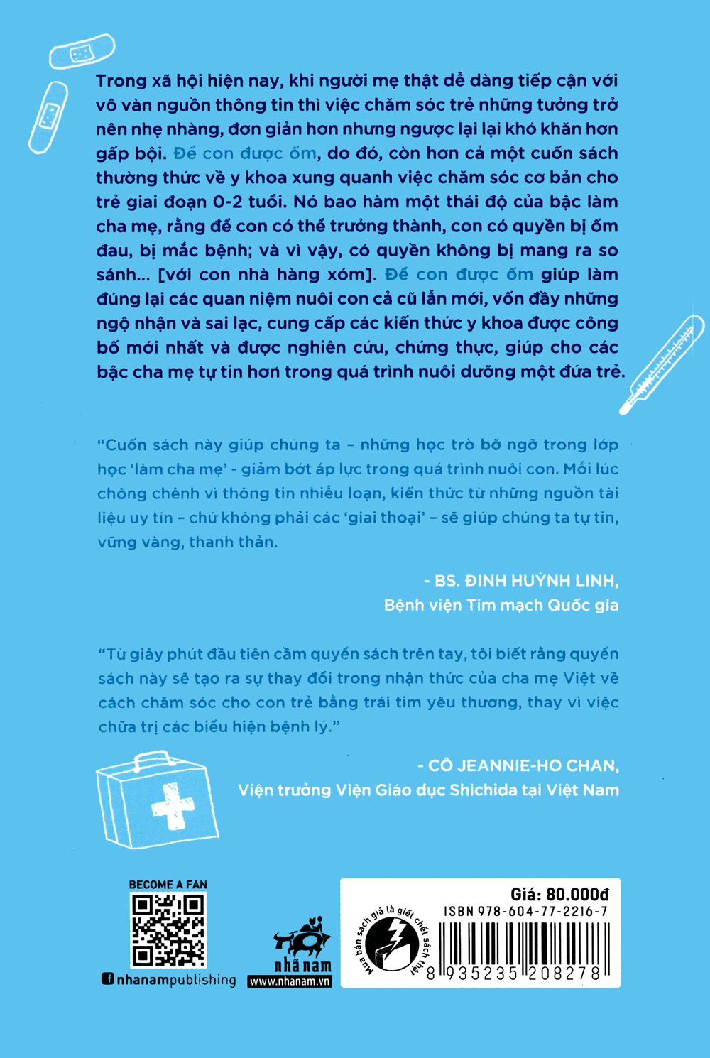 Để Con Được Ốm - Bìa sau