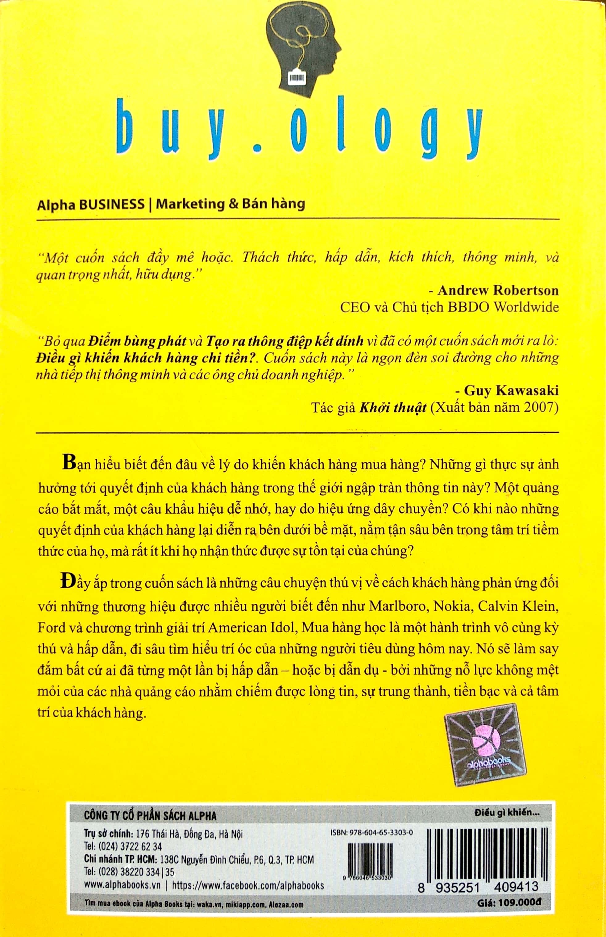 Điều Gì Khiến Khách Hàng Chi Tiền? (Tái Bản 2018) - Bìa sau