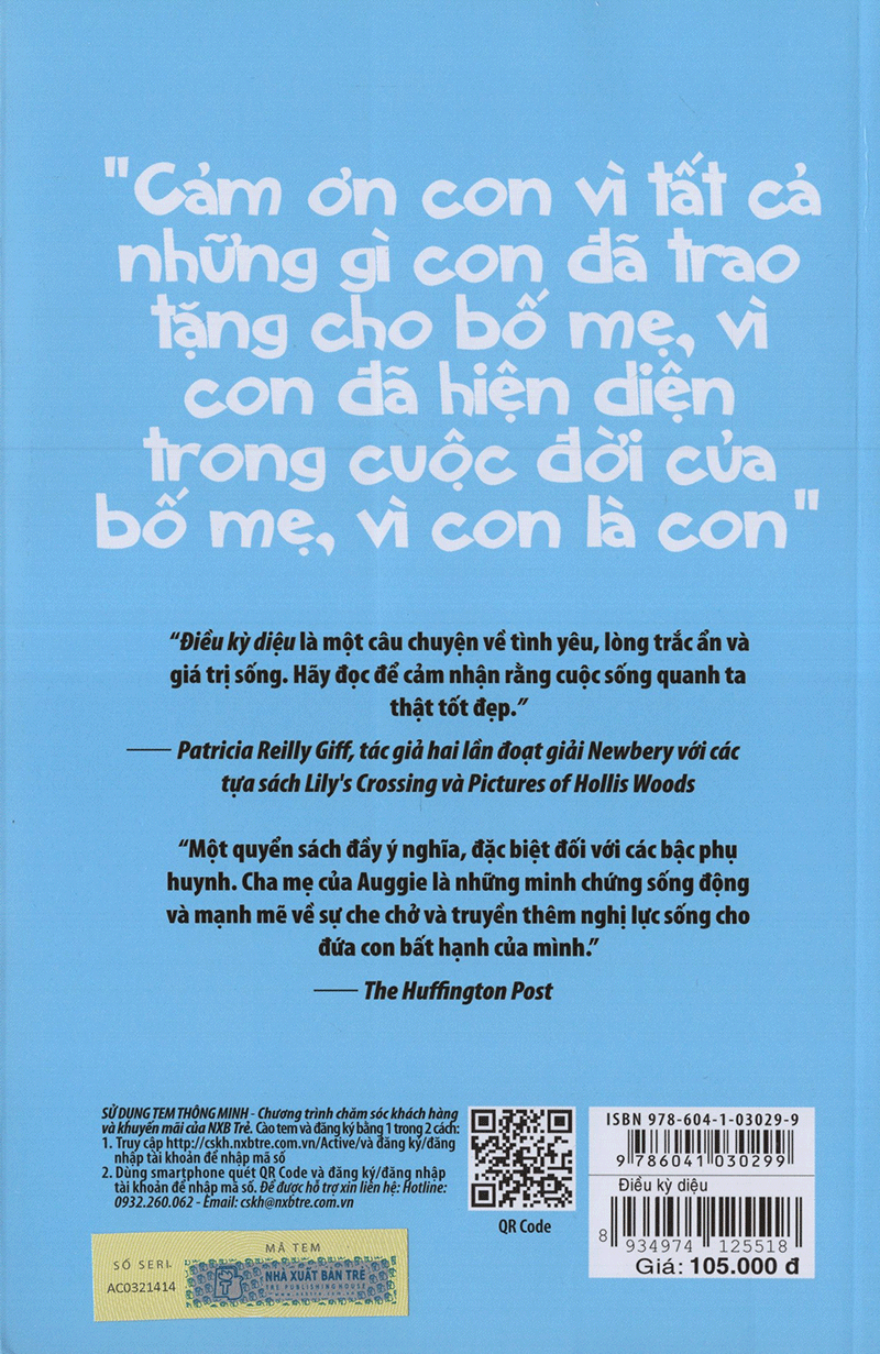 Điều Kỳ Diệu - Bìa sau