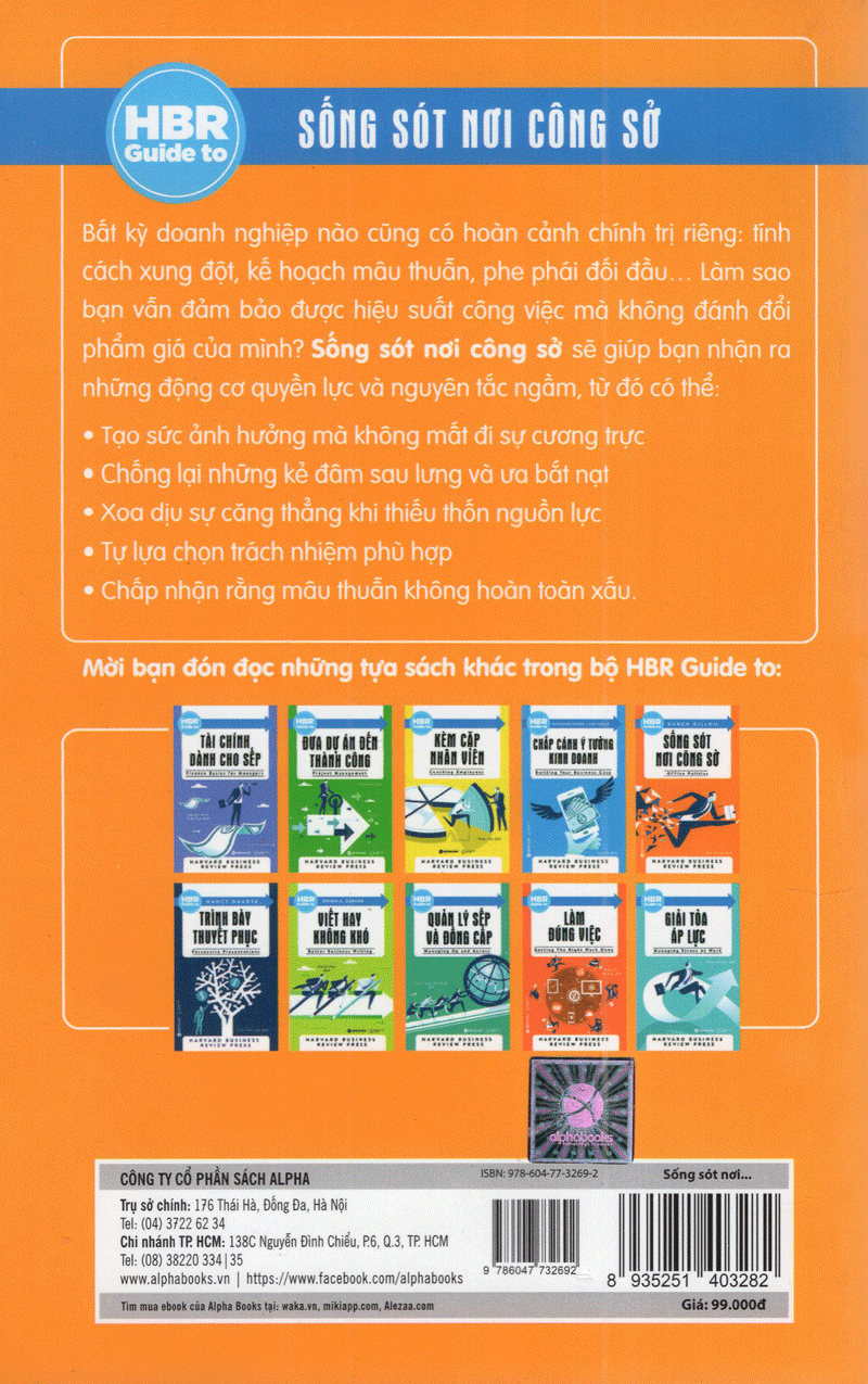 HBR Guide To - Sống Sót Nơi Công Sở (Bìa sau)