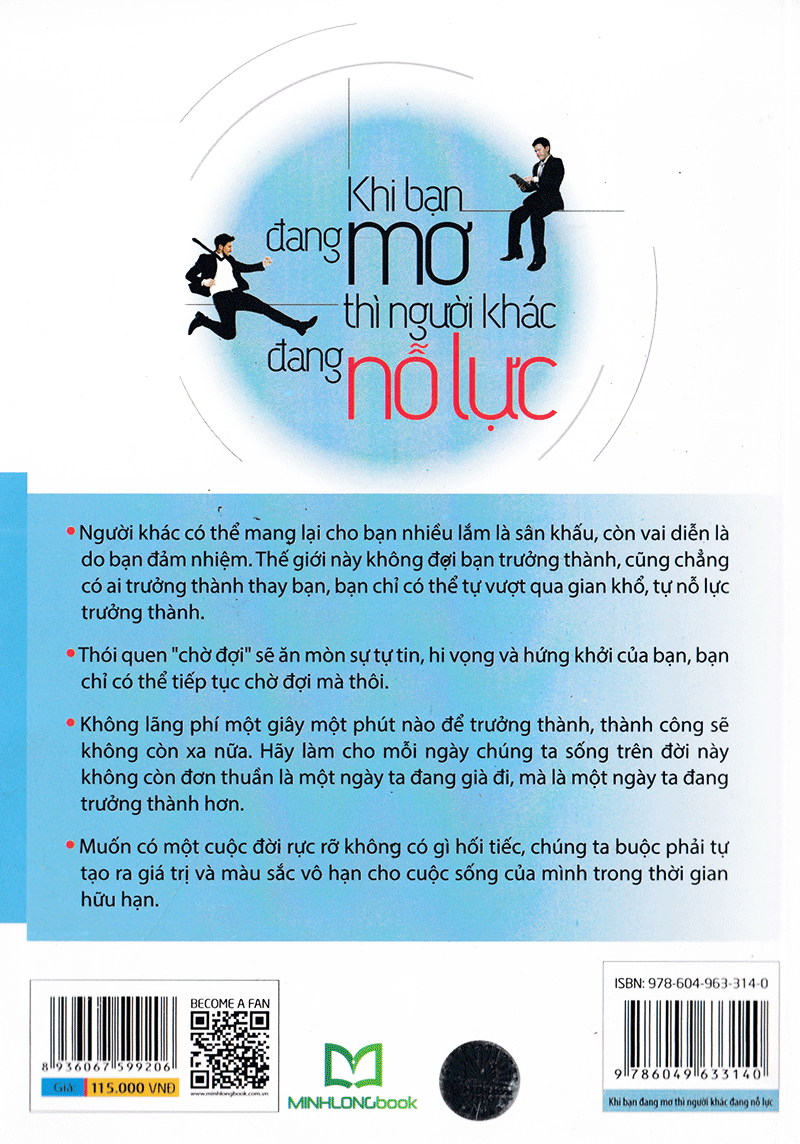  Khi Bạn Đang Mơ Thì Người Khác Đang Nỗ Lực  - Bìa sau