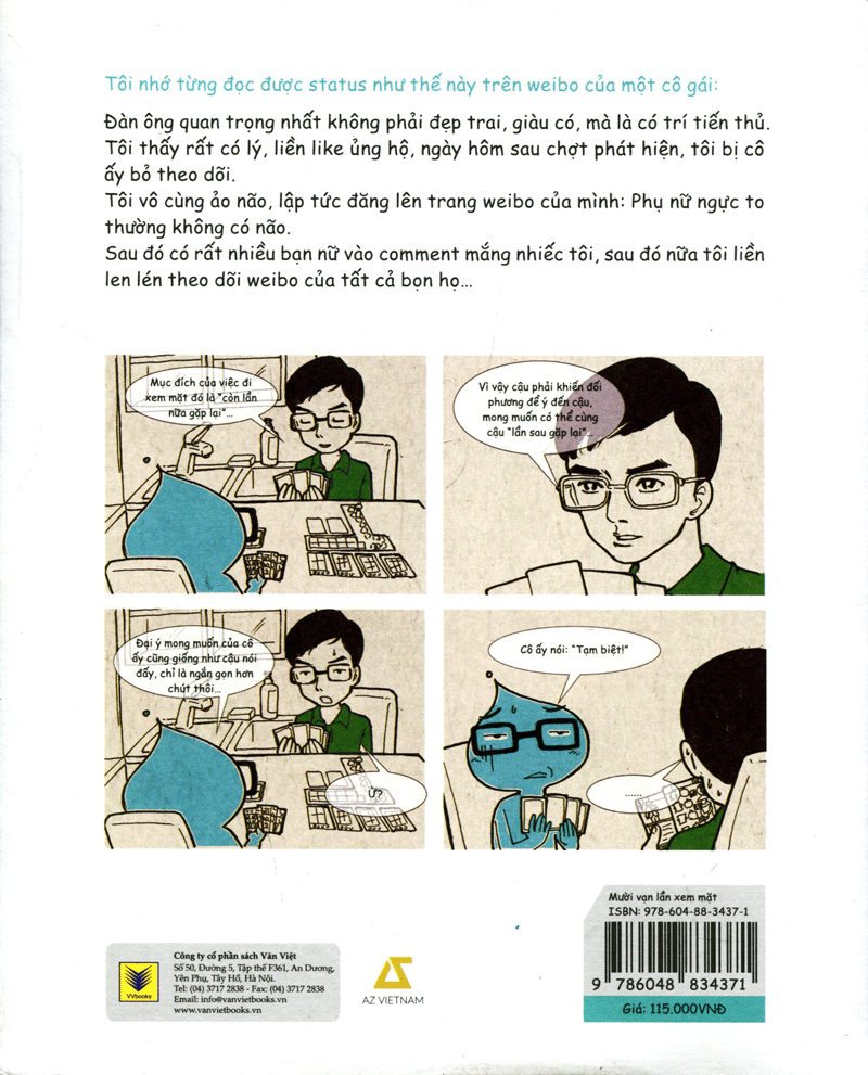 Mười Vạn Lần Xem Mặt - Bìa Sau