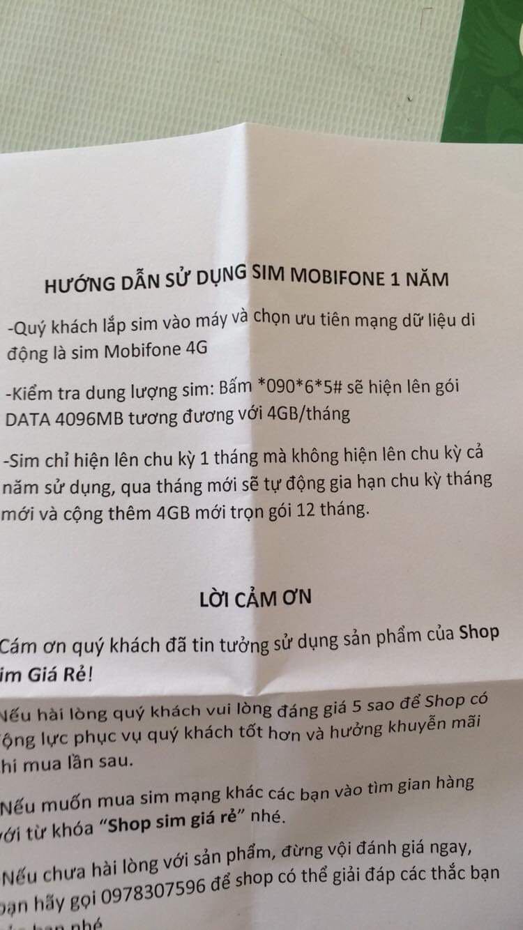 SIM 4G MOBIFONE TRỌN GÓI 1 NĂM KHÔNG NẠP TIỀN MDT250A - 3
