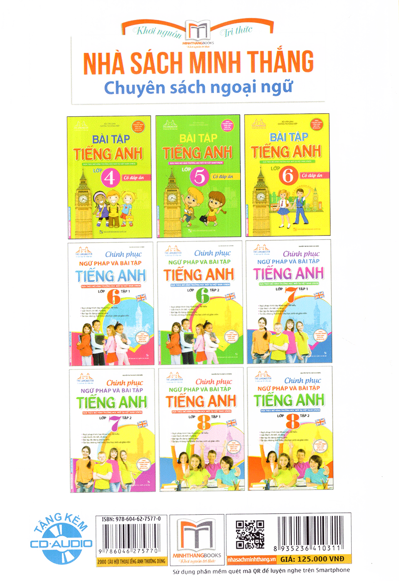 The Langmaster - 2000 Câu Hội Thoại Tiếng Anh Thường Dùng - Bìa sau