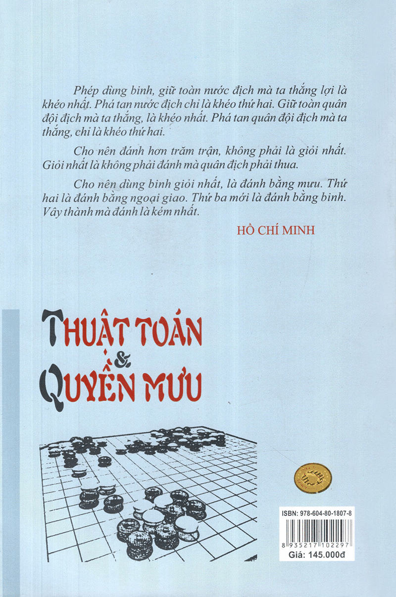 Thuật Toán Và Quyền Mưu - Bìa sau