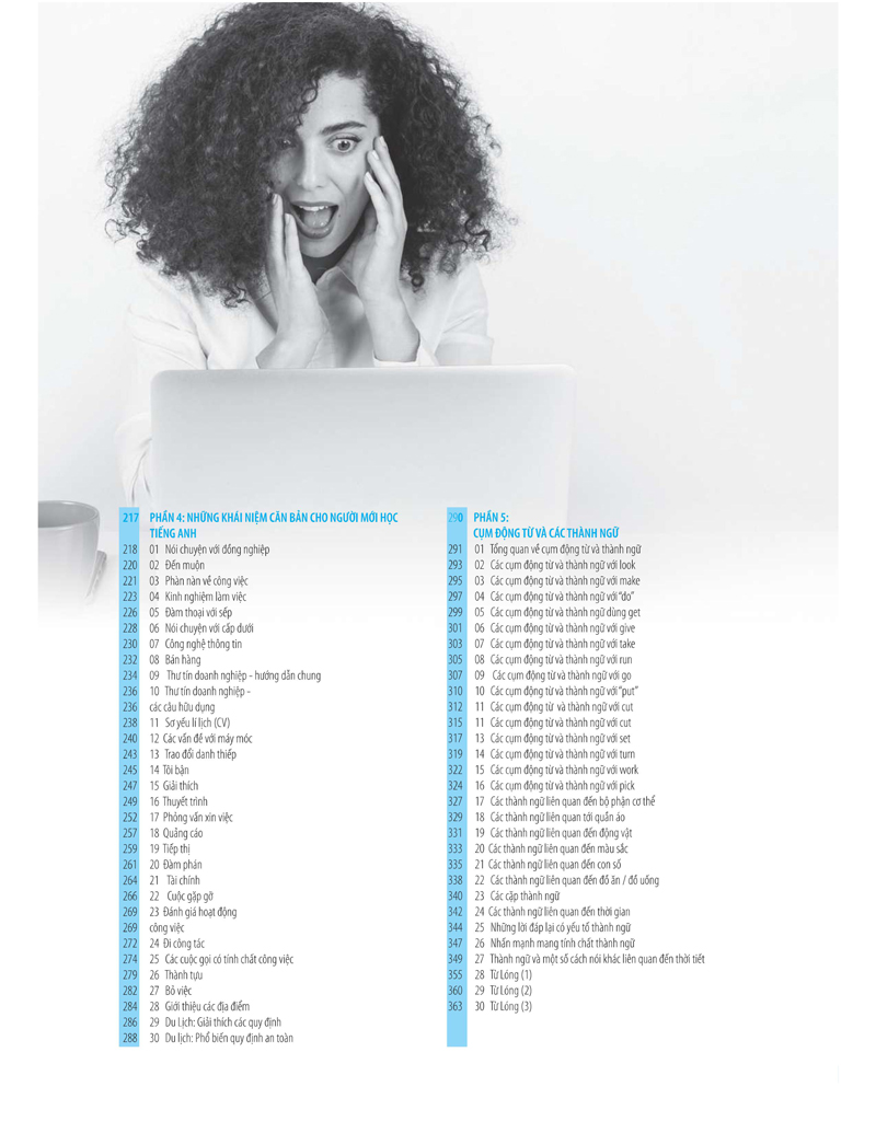 VỪA LƯỜI VỪA BẬN VẪN GIỎI TIẾNG ANH - Mục lục 2